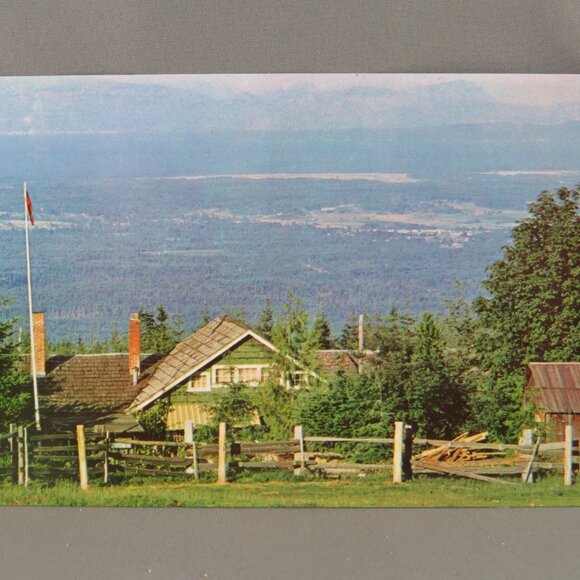 Vintage Postcard - Forbidden Plateau Lodge Courtenay BC - Traveltime - Picture 1 of 4